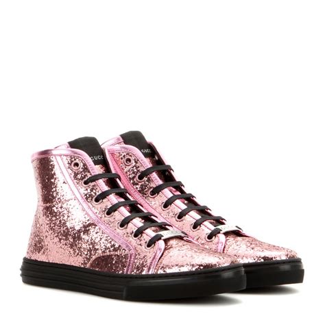 gucci sneakers donna rosso|pink gucci sneakers high top.